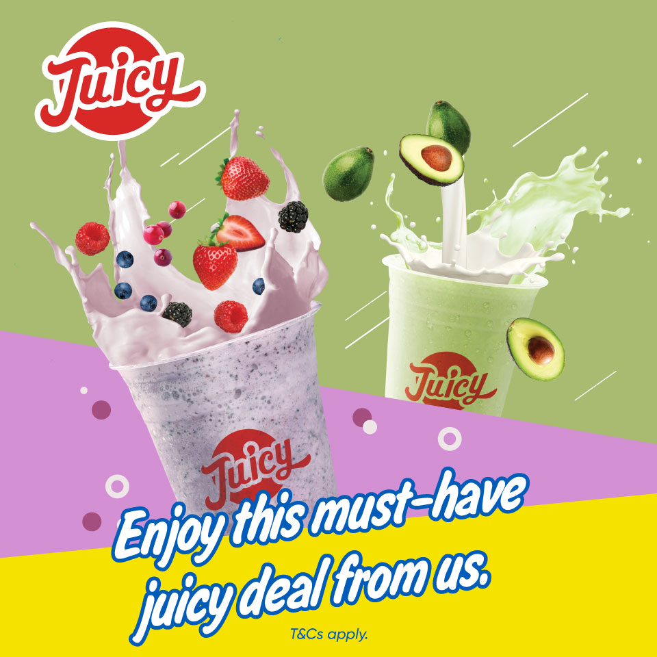Juicy Fresh Juice Bar Promotion