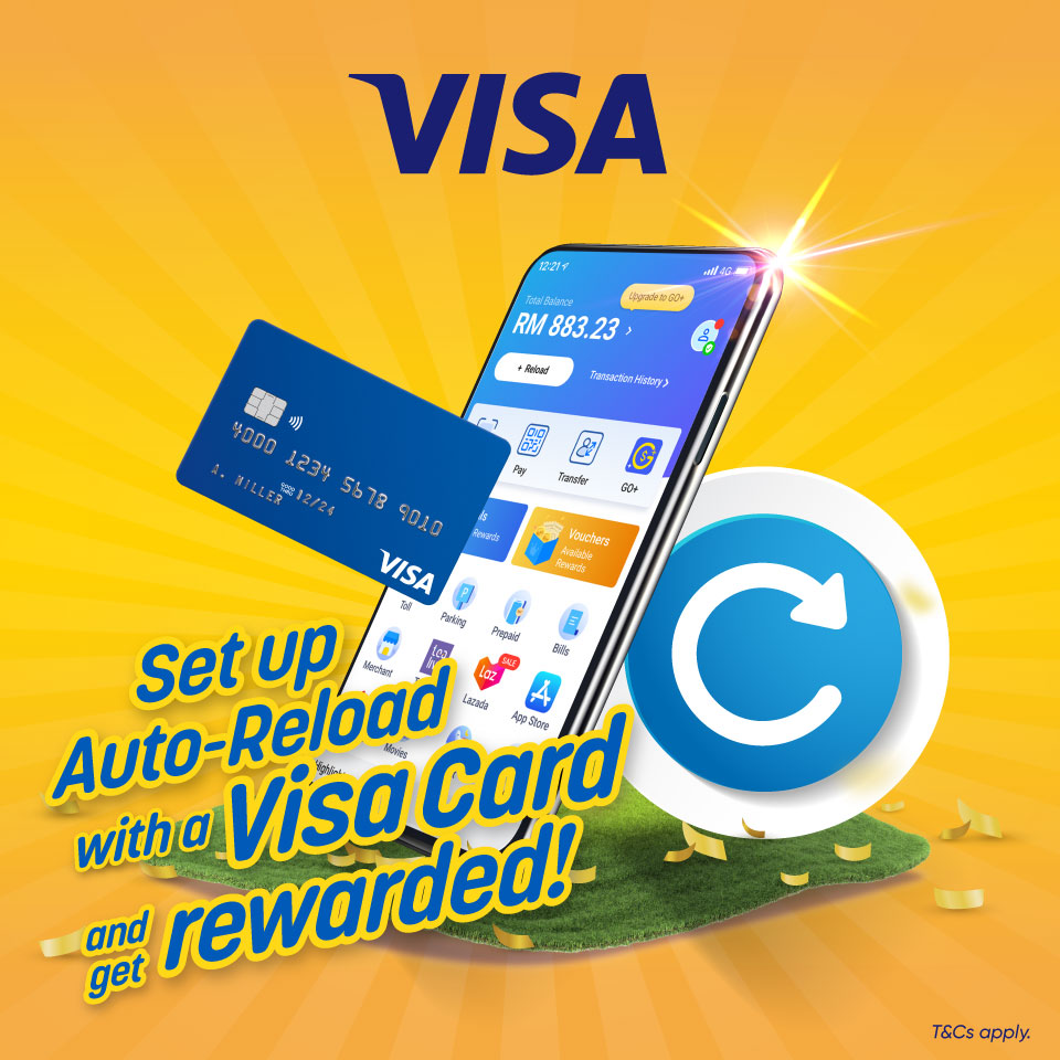 Set up Auto-Reload with Visa!
